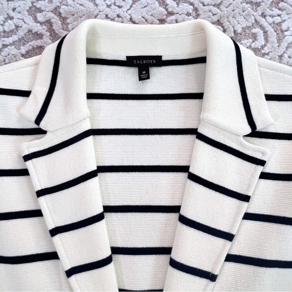 Talbots Notch Collar Knit Blazer - Picture 6 of 15